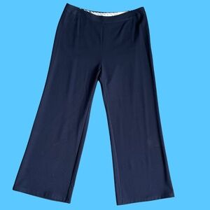 Julie Brown NYC, Navy, Ahoy Wide Leg Trouser, Size 8